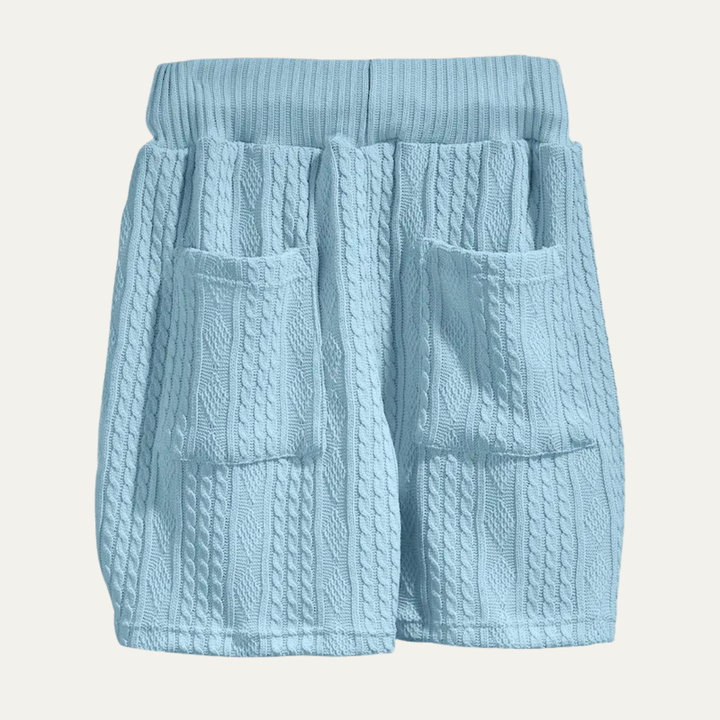 The Redwood Park Men’s Light Summer Knitted Set – Polo Shirt &amp; Short
