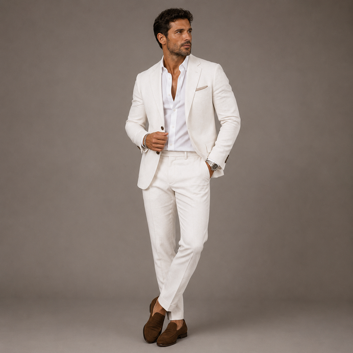 The Danforth Men’s Slim Fit Two Piece Elegant Suit Set