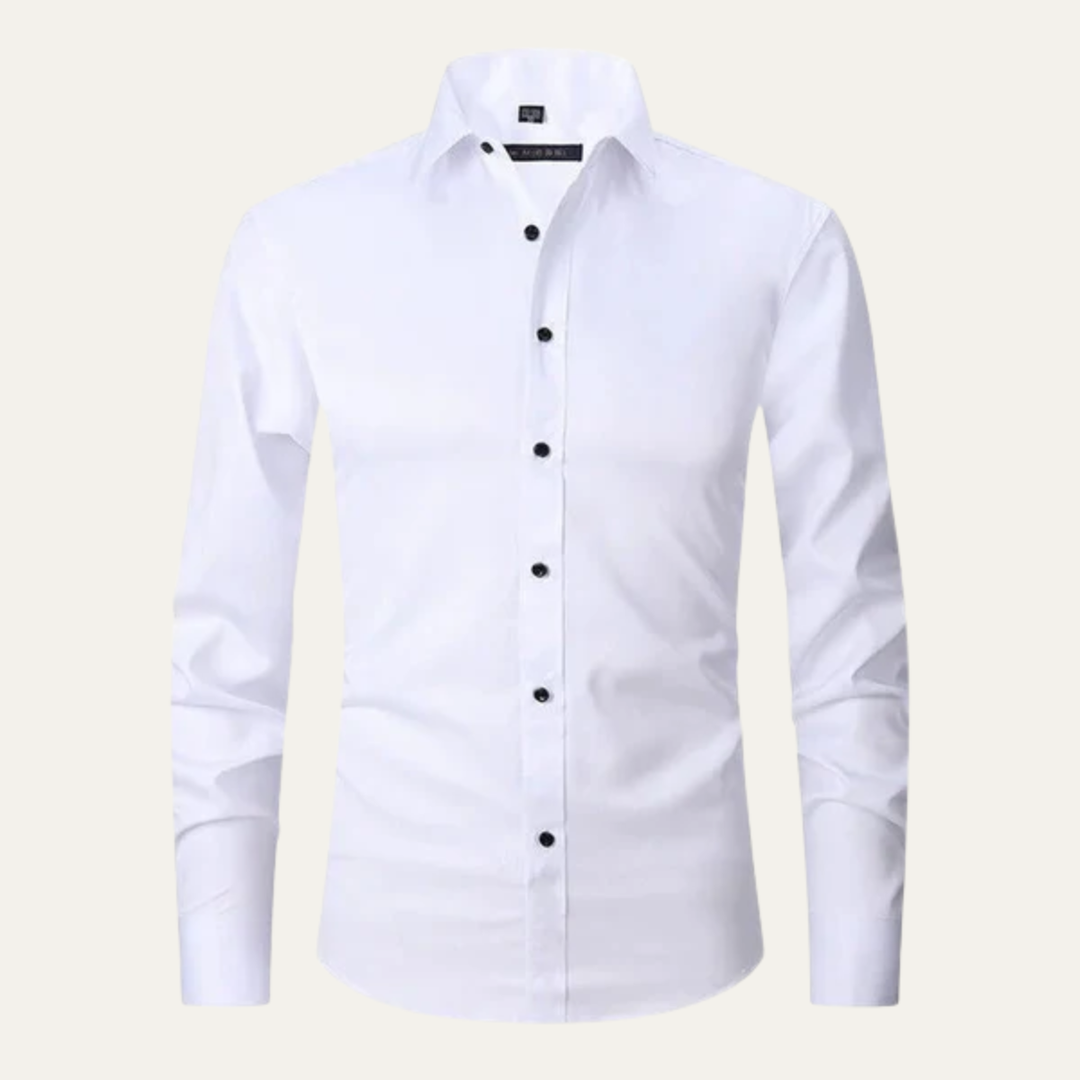 The Beaumont Men’s Non Iron Button Up Stretch Dress Shirt