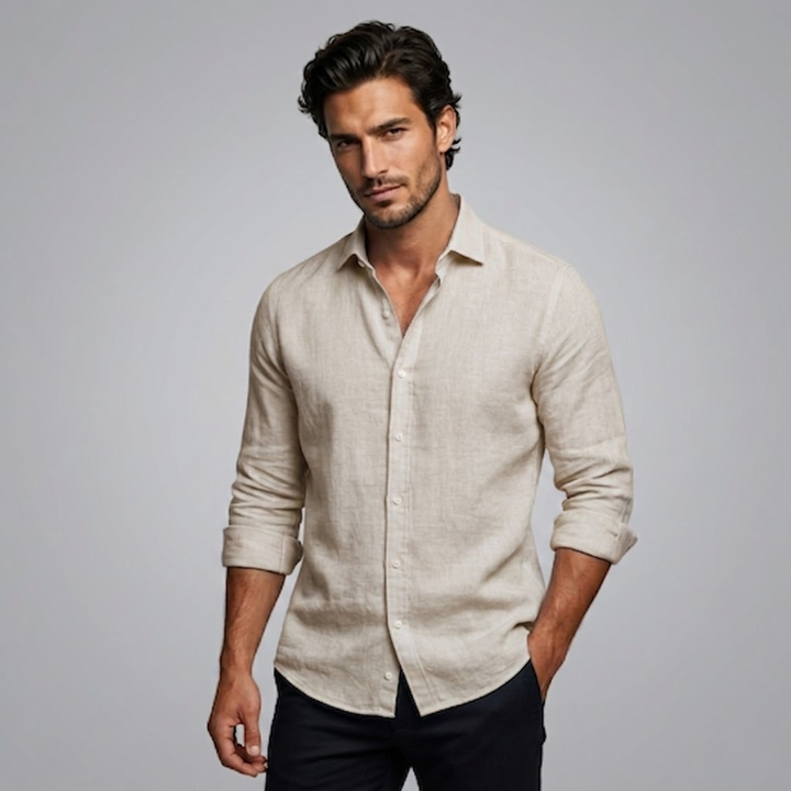 The Lecce Men’s Lightweight Casual Summer Button Shirt