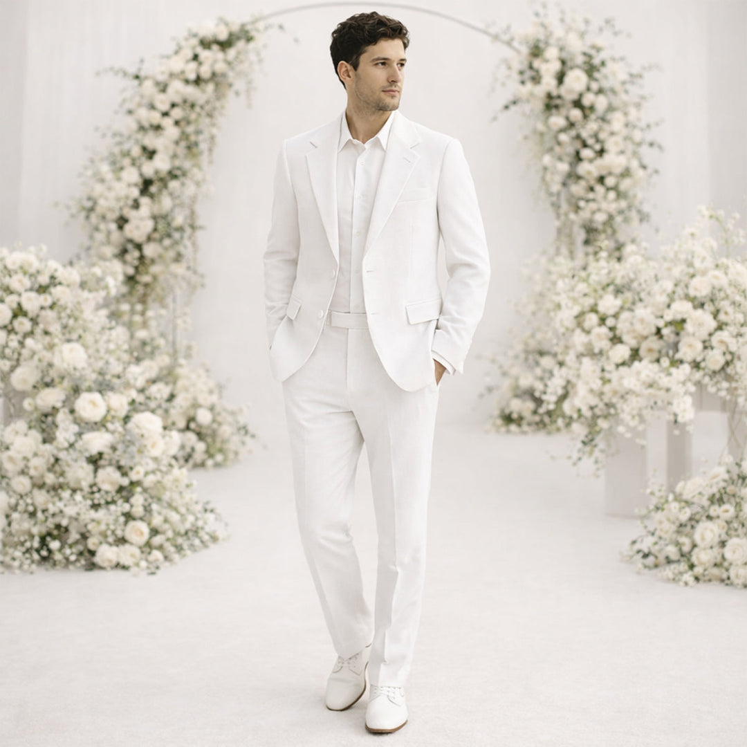 The Carroway Elegant Linen Suit