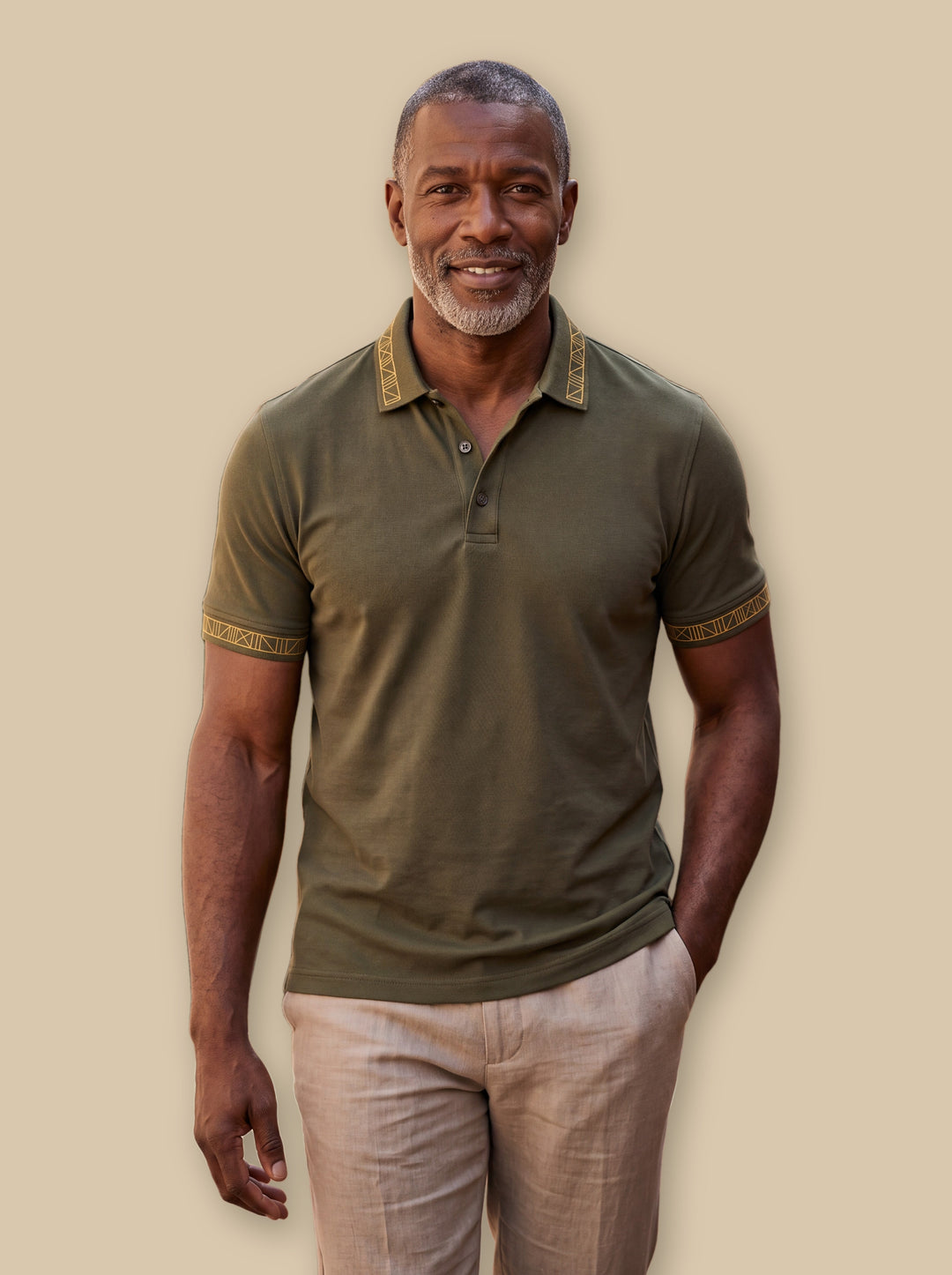 Arthur polo shirt in Green, studio - Gentlemens Manor