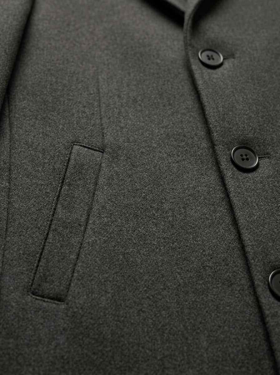 Ashdown overcoat, fabric close up, Gentlemens Manor