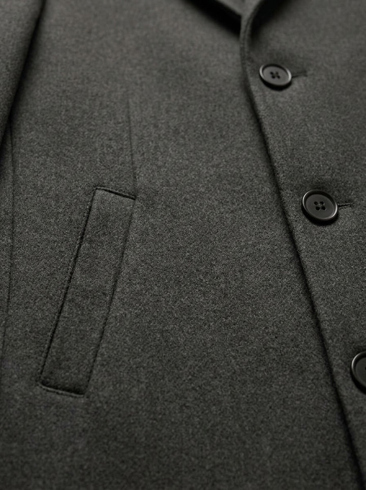 Ashdown overcoat, fabric close up, Gentlemens Manor