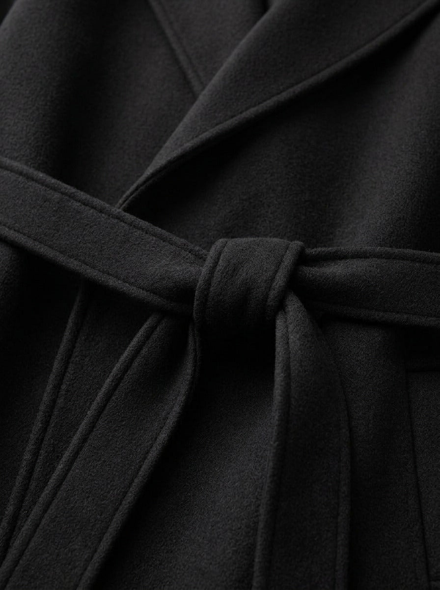 Ashworth wrap coat, fabric close up, Gentlemens Manor