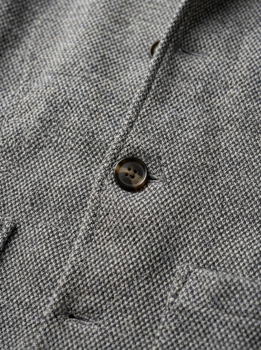 Atwood knit jacket, fabric close up, Gentlemens Manor