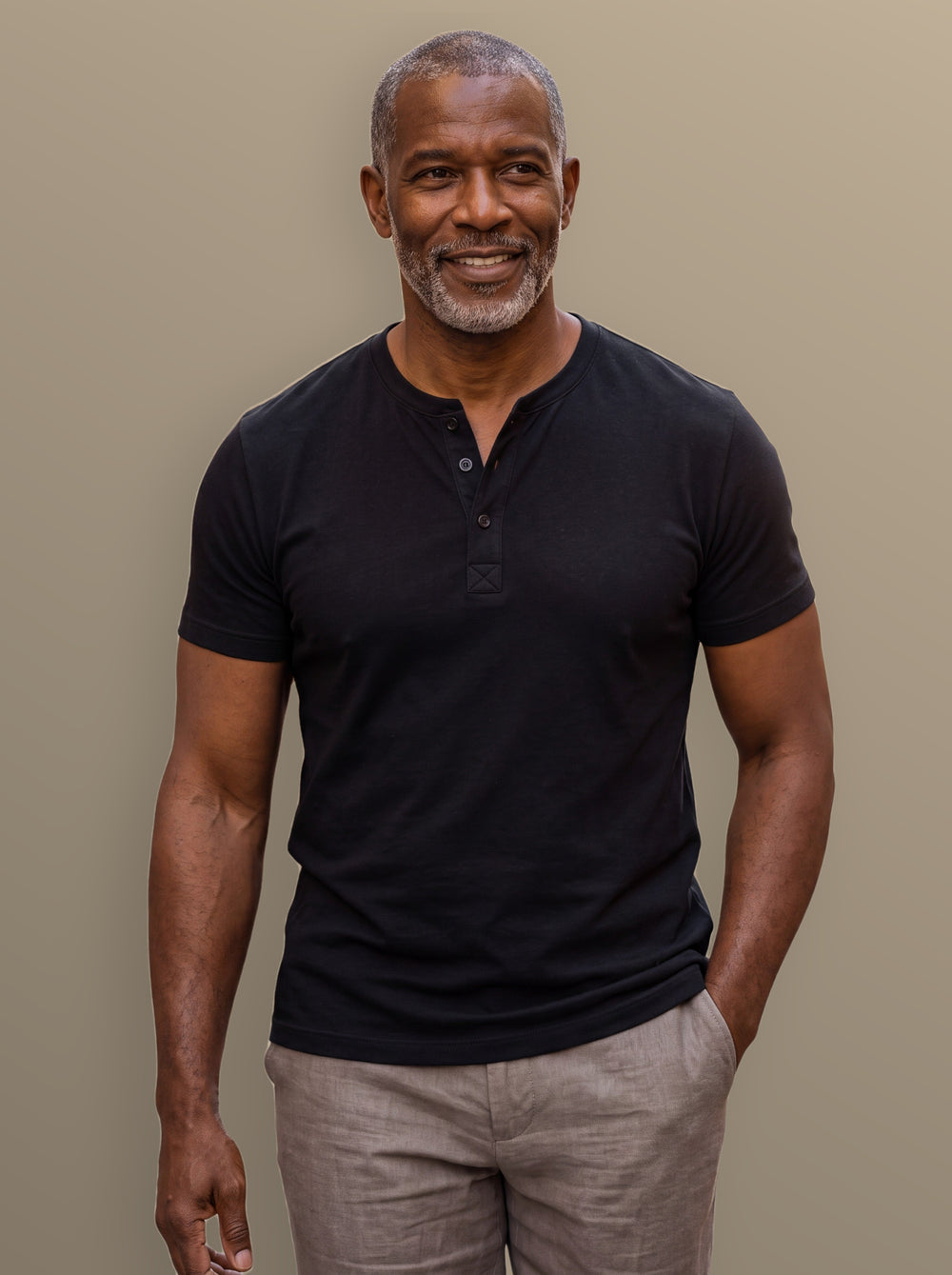 Baldwin casual shirt in Black, studio - Gentlemens Manor