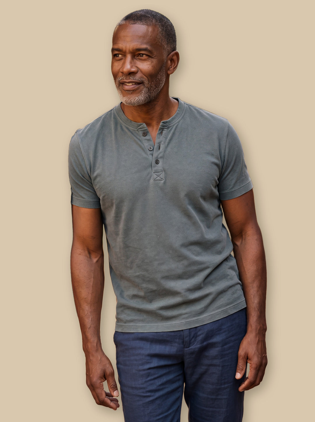 Baldwin casual shirt in Grey, studio - Gentlemens Manor