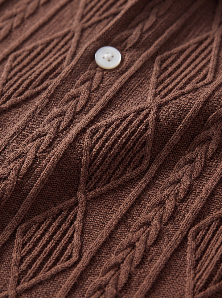 Benedict shirt fabric detail close-up - Gentlemens Manor