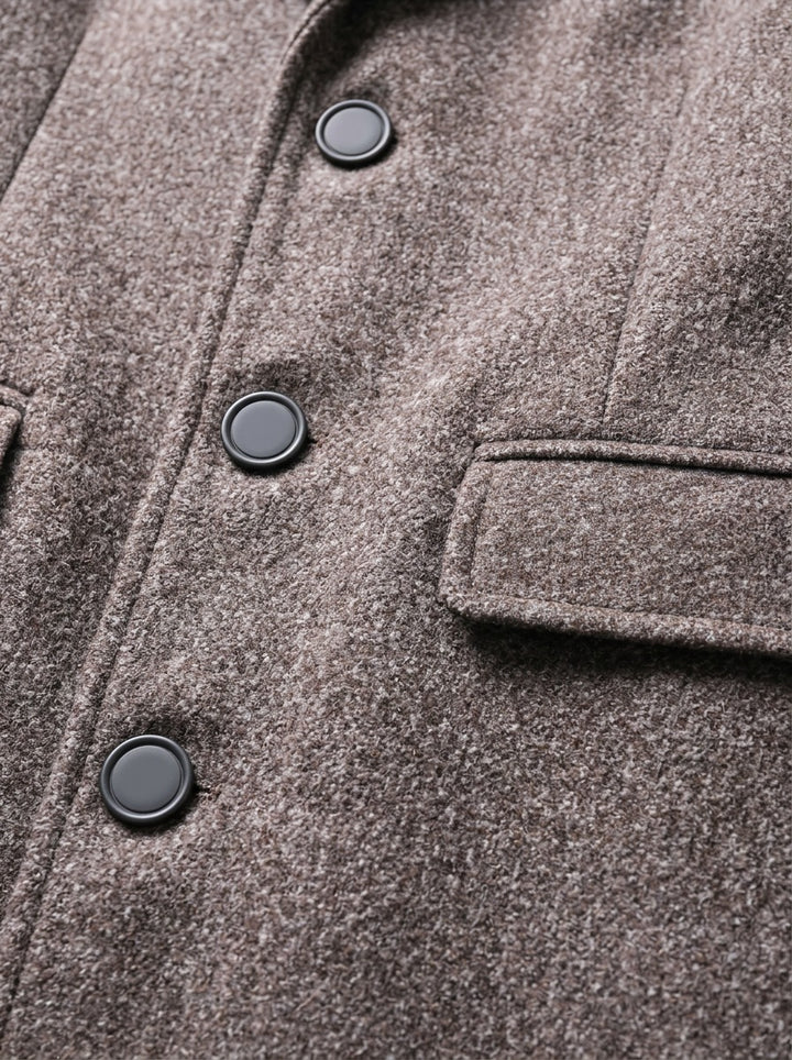 Beresford overcoat, fabric close up, Gentlemens Manor