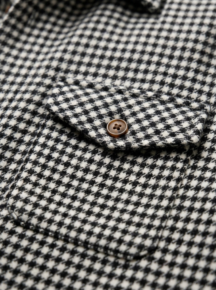 Bexley shirt jacket, fabric close up, Gentlemens Manor