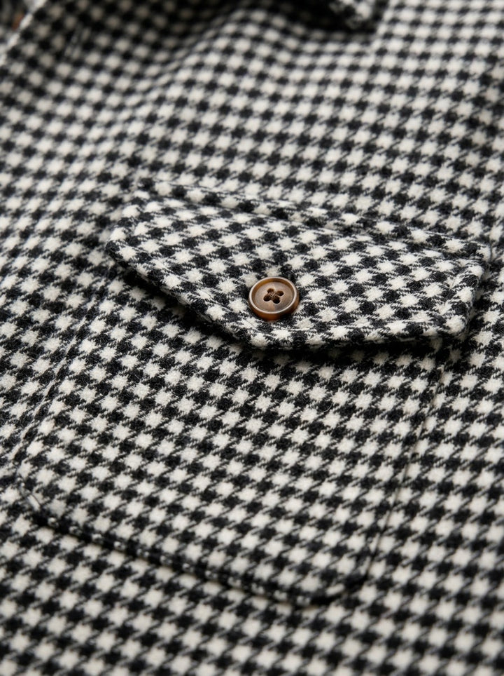 Bexley shirt jacket, fabric close up, Gentlemens Manor