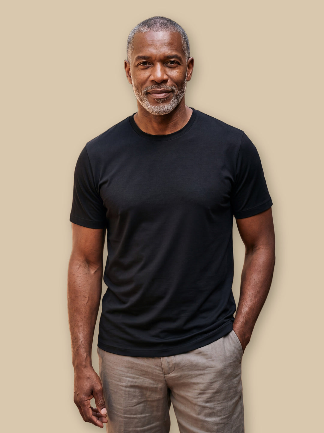 Boyd casual shirt in Black, studio - Gentlemens Manor