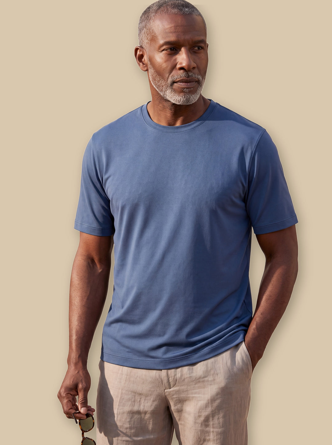 Boyd casual shirt in Blue, studio - Gentlemens Manor