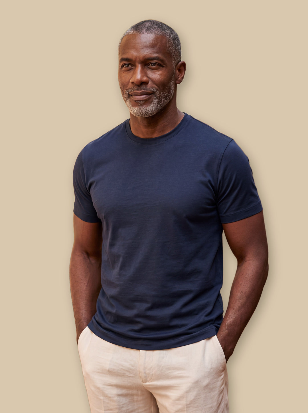 Boyd casual shirt in Navy, studio - Gentlemens Manor