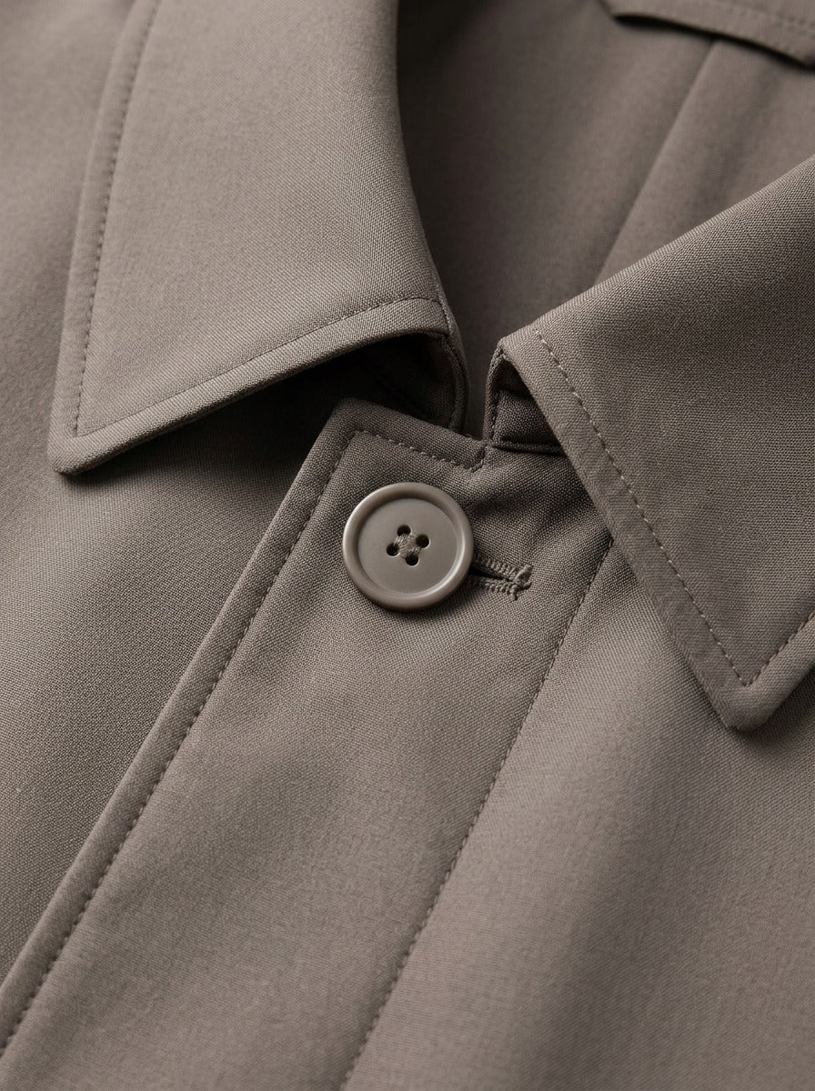 Branson spread collar car jacket, fabric close up, Gentlemens Manor