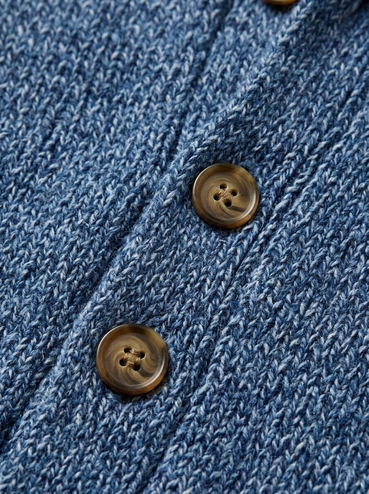 Brennan cardigan, fabric close up, Gentlemens Manor