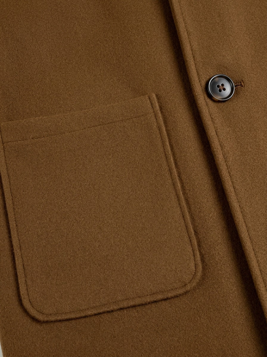 Carmichael overcoat, fabric close up, Gentlemens Manor