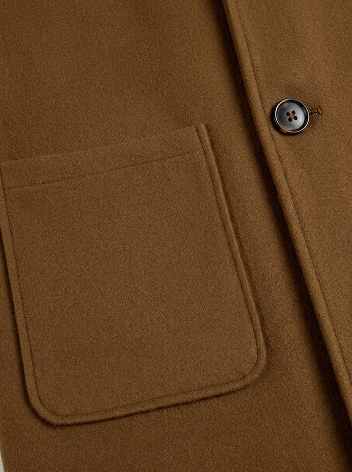Carmichael overcoat, fabric close up, Gentlemens Manor