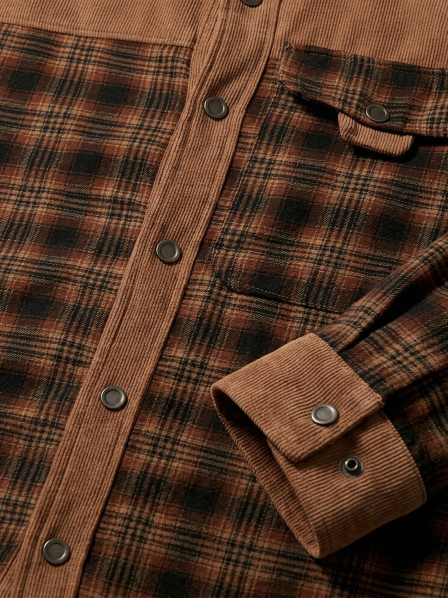 Carrick shirt jacket, fabric close up, Gentlemens Manor