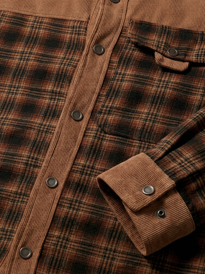 Carrick shirt jacket, fabric close up, Gentlemens Manor
