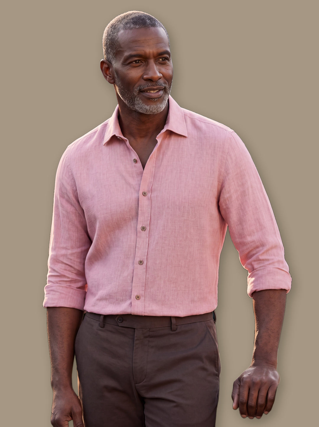 Chance casual shirt in Pink, studio - Gentlemens Manor