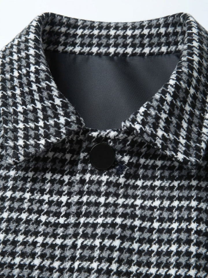 Chesterton houndstooth jacket, fabric close up, Gentlemens Manor