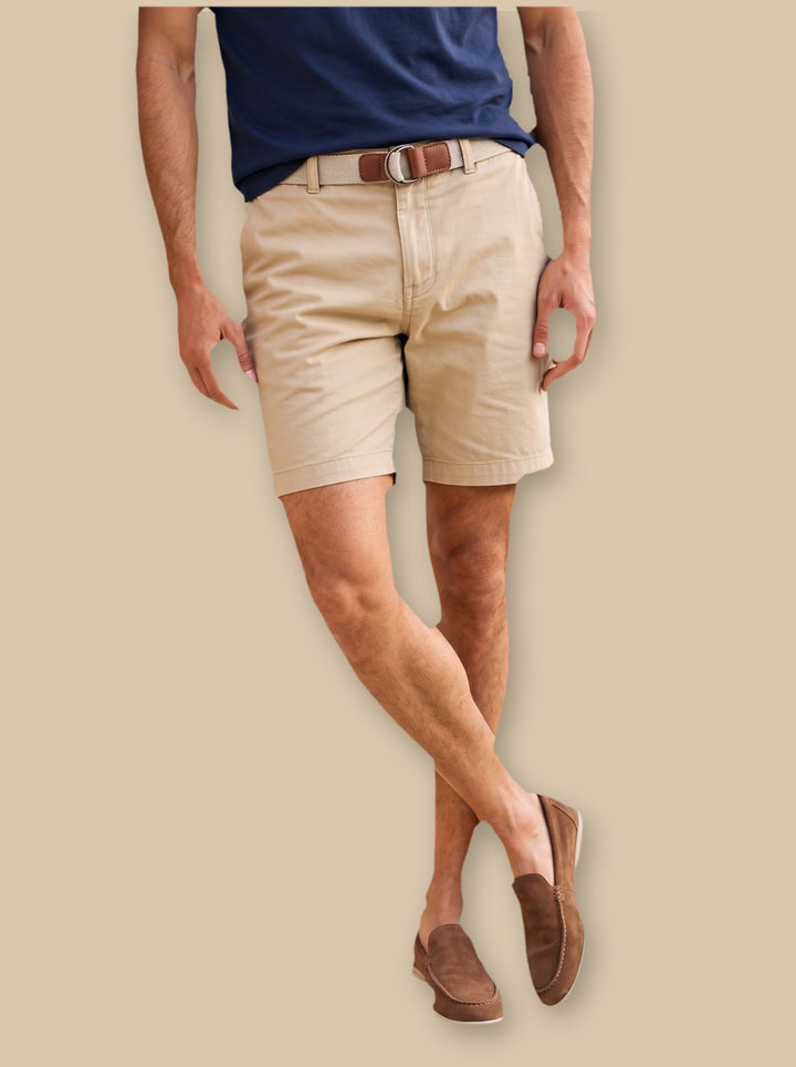 Conrad summer shorts in Sand, studio - Gentlemens Manor