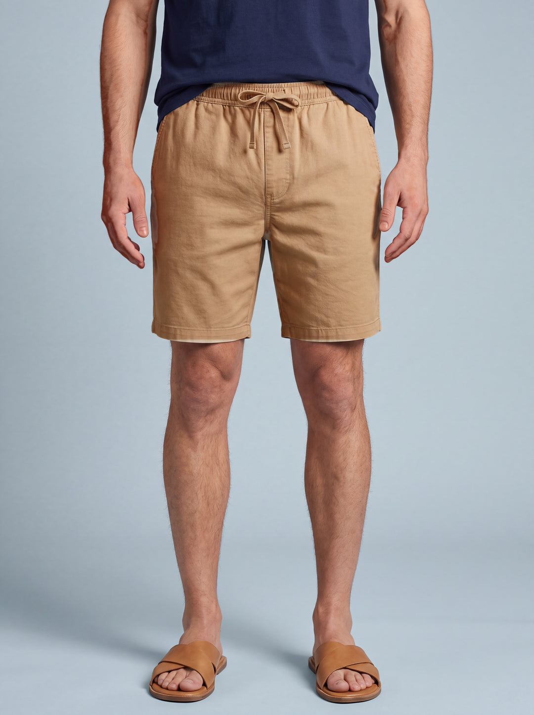 Crawford summer shorts in Sand, studio, Gentlemens Manor