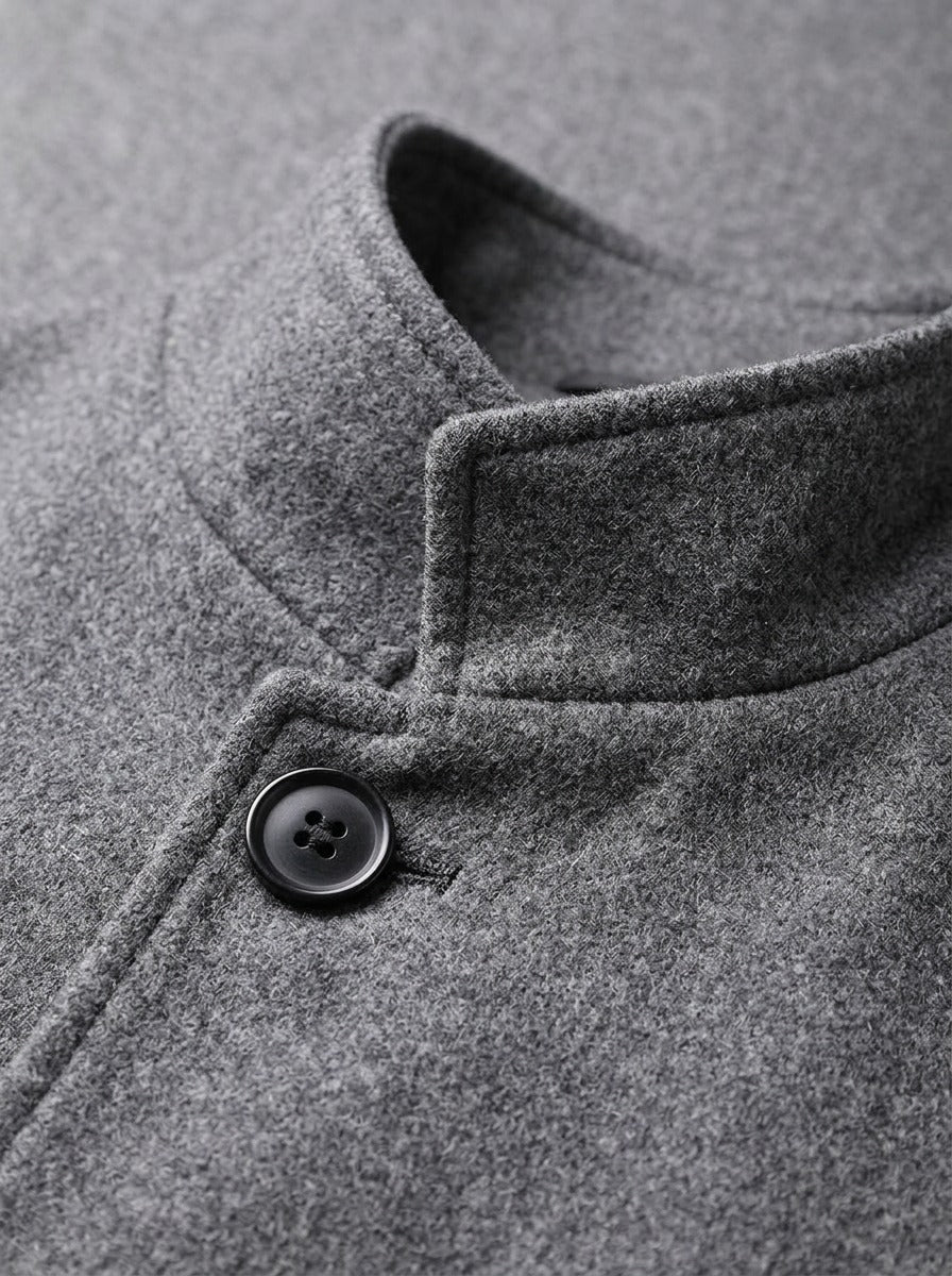 Digby overcoat, fabric close up, Gentlemens Manor