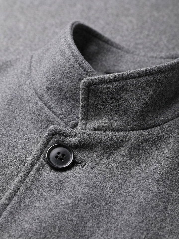 Digby overcoat, fabric close up, Gentlemens Manor