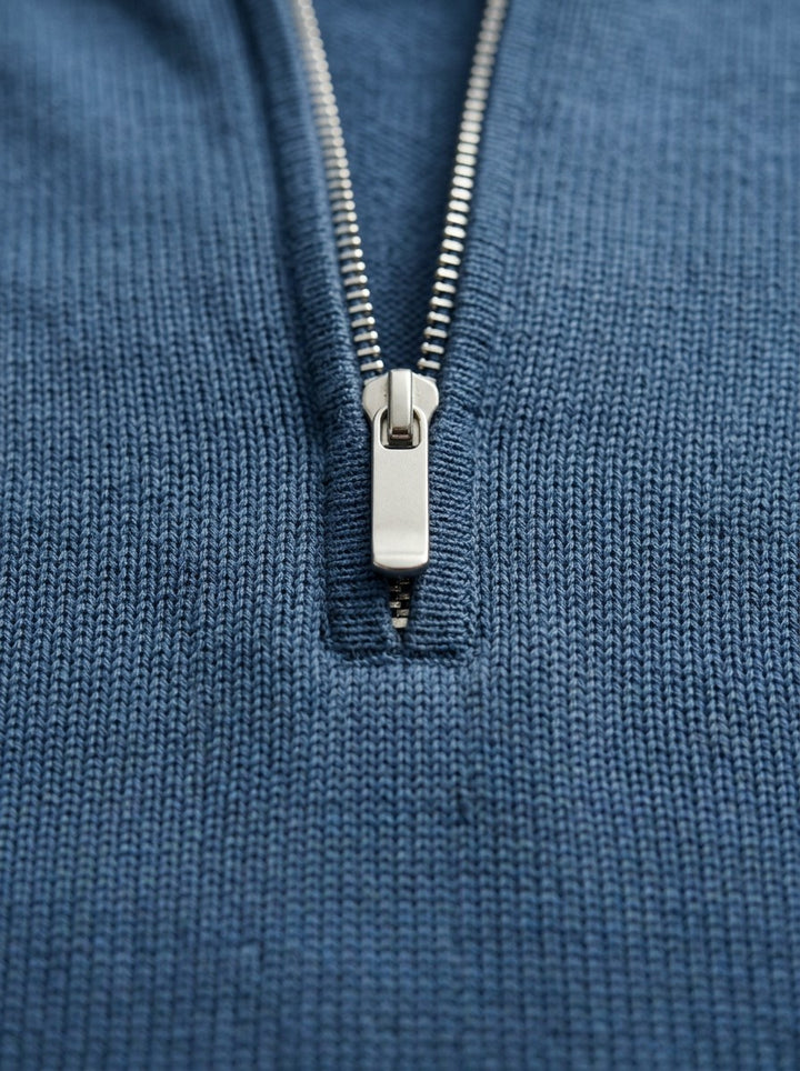 Dorsey mock neck sweater, fabric close up, Gentlemens Manor