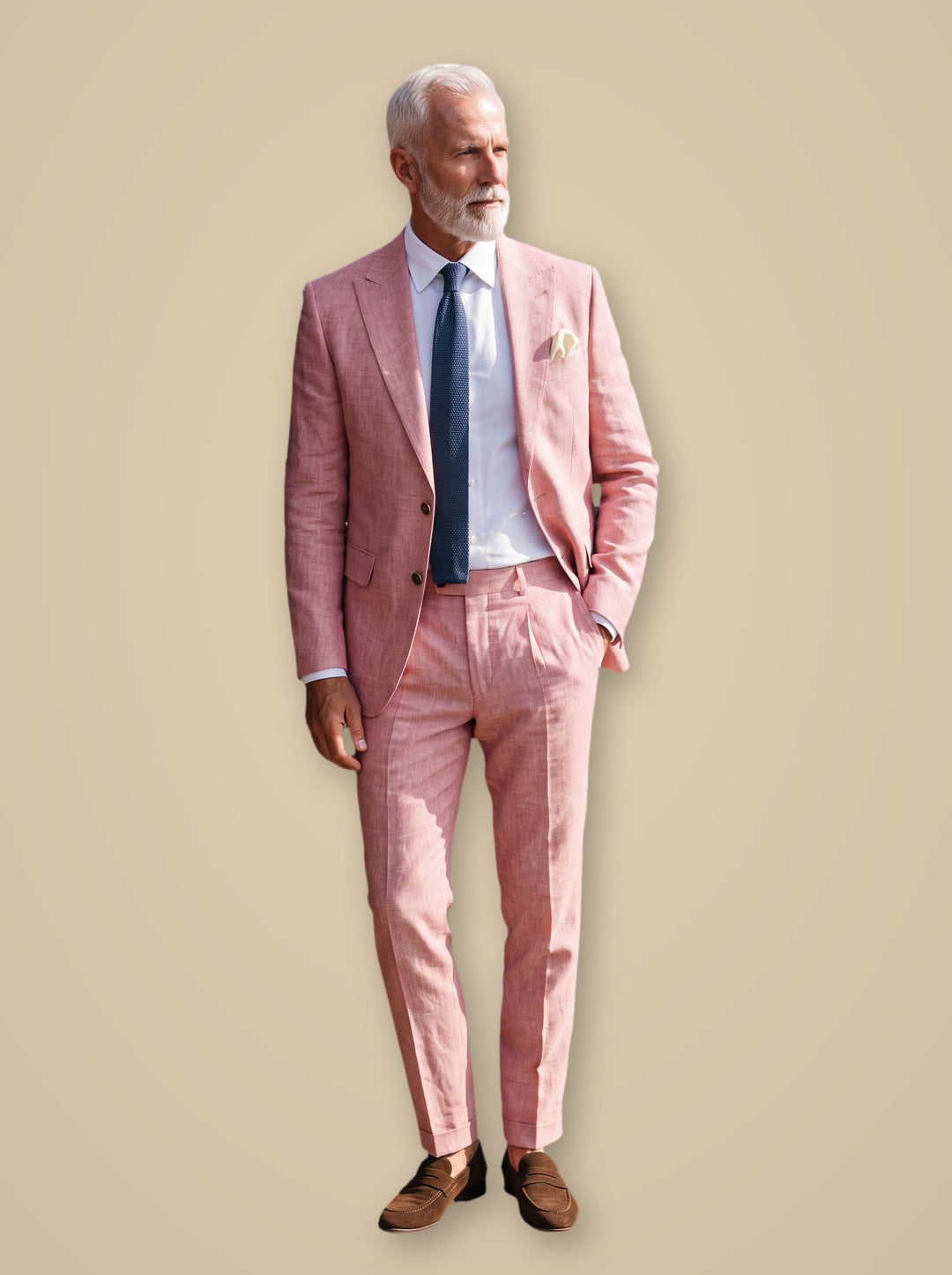 Douglas blazer suit in Pink, studio - Gentlemens Manor