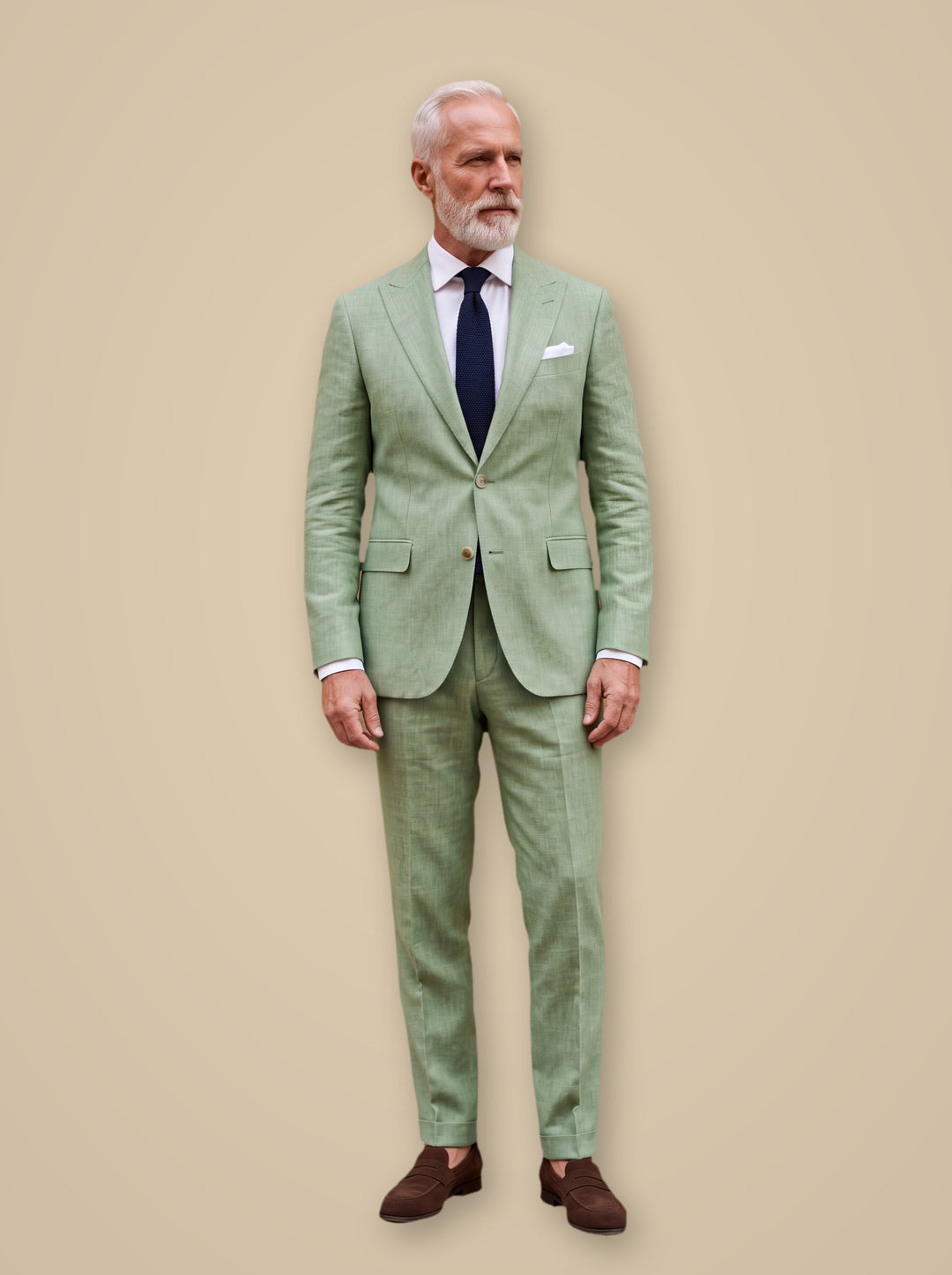 Douglas blazer suit in Sage, studio - Gentlemens Manor