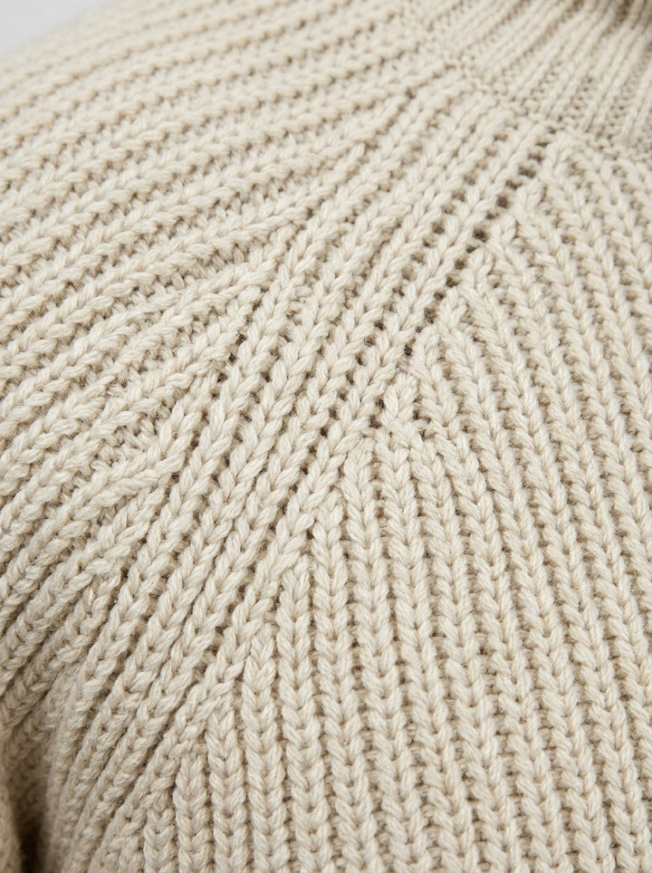 Dunbar rib knit raglan turtleneck sweater, fabric close up, Gentlemens Manor