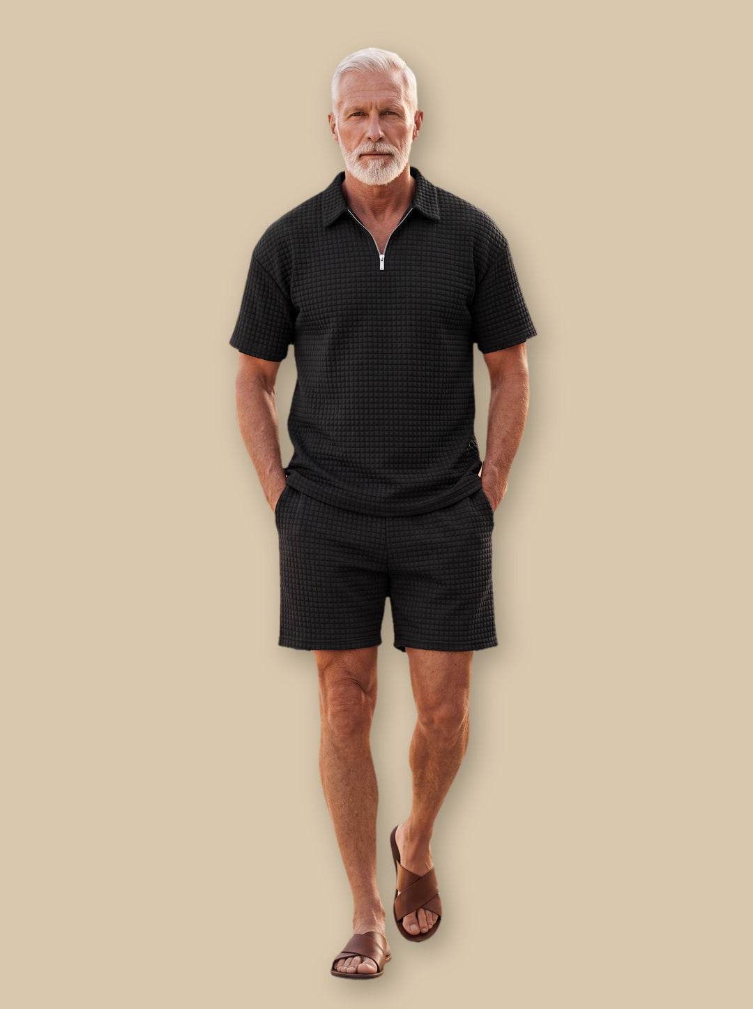 Ellis two piece set in Black, studio - Gentlemens Manor