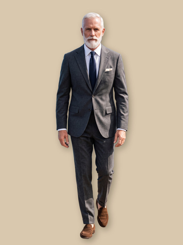 Ellsworth blazer suit in Charcoal, studio - Gentlemens Manor