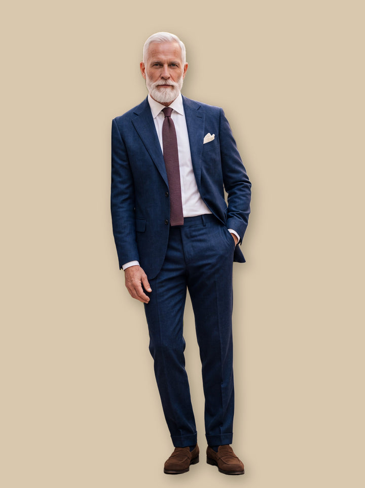 Ellsworth blazer suit in Navy, studio - Gentlemens Manor
