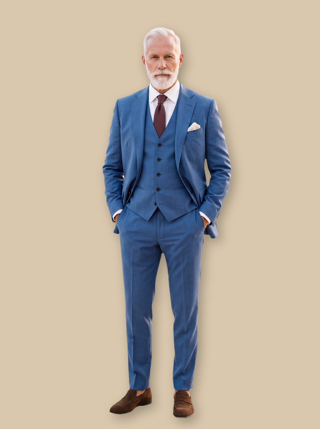Elwood blazer suit in Blue, studio - Gentlemens Manor