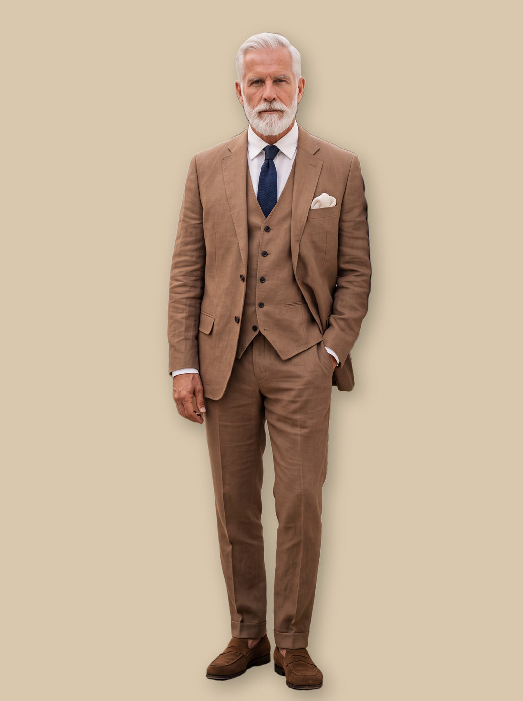 Elwood blazer suit in Brown, studio - Gentlemens Manor