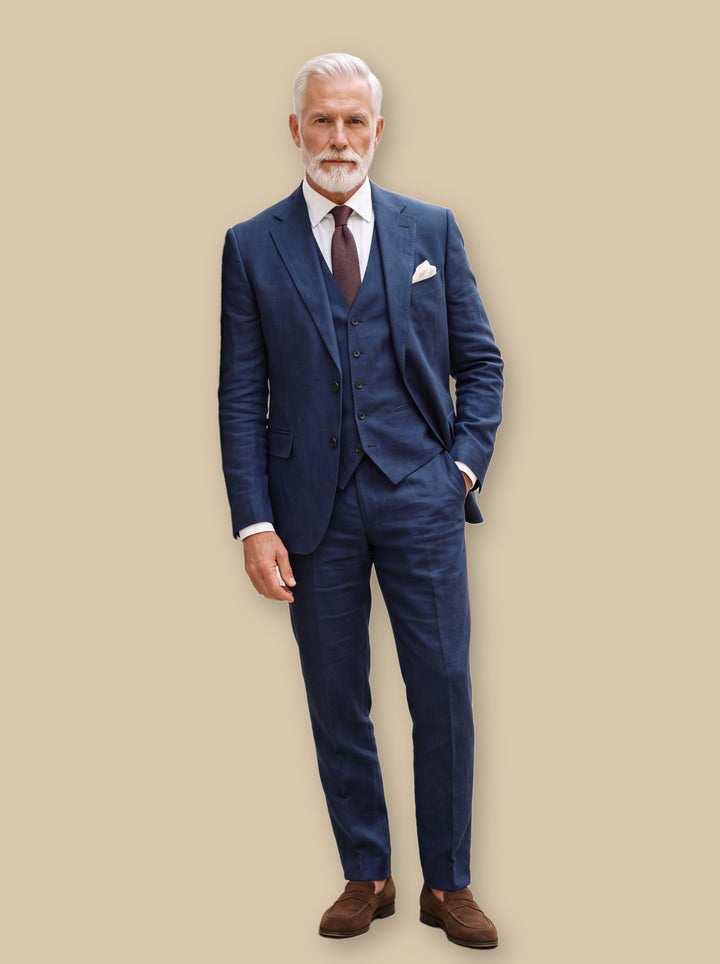 Elwood blazer suit in Navy, studio - Gentlemens Manor