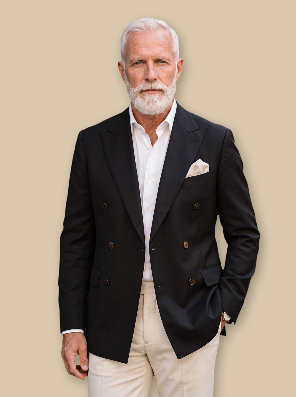 Ephraim blazer suit in Black, studio - Gentlemens Manor
