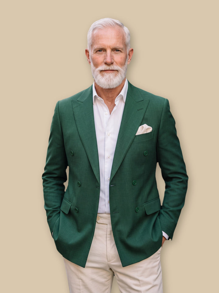 Ephraim blazer suit in Green, studio - Gentlemens Manor