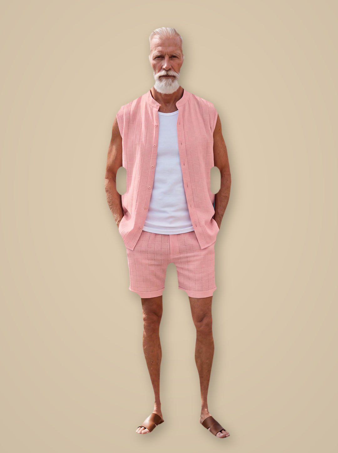 Evan casual shirt in Pink, studio - Gentlemens Manor