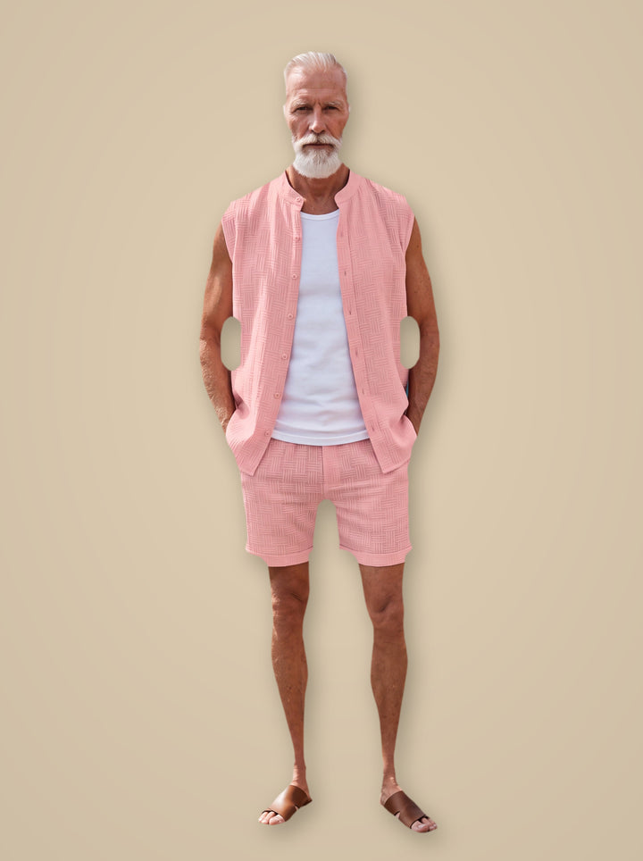 Evan casual shirt in Pink, studio - Gentlemens Manor