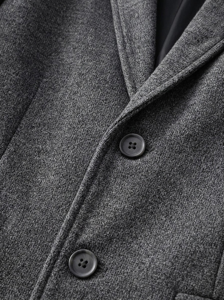 Everard knit wool blend blazer, fabric close up, Gentlemens Manor