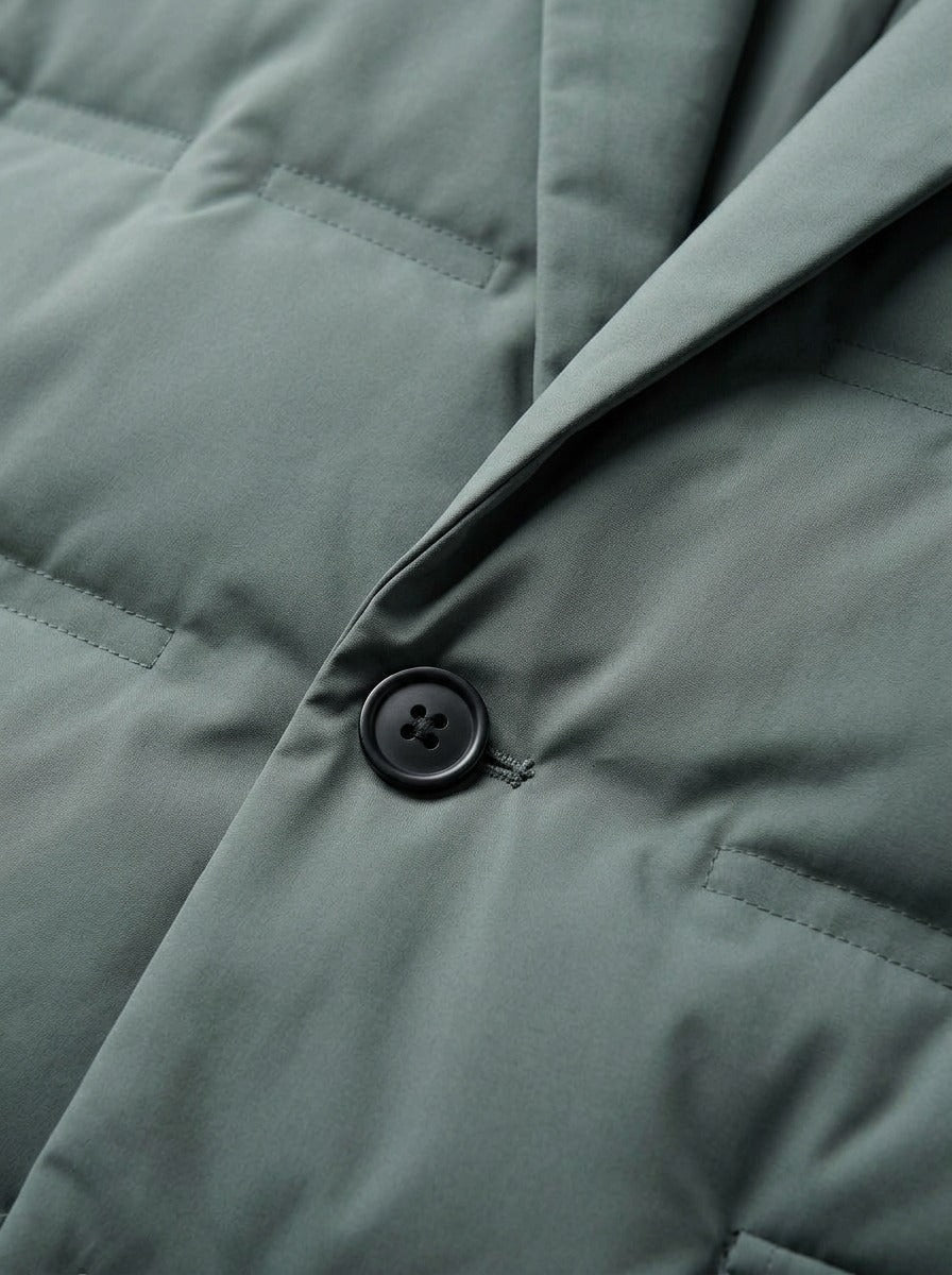 Everton quilted blazer jacket, fabric close up, Gentlemens Manor