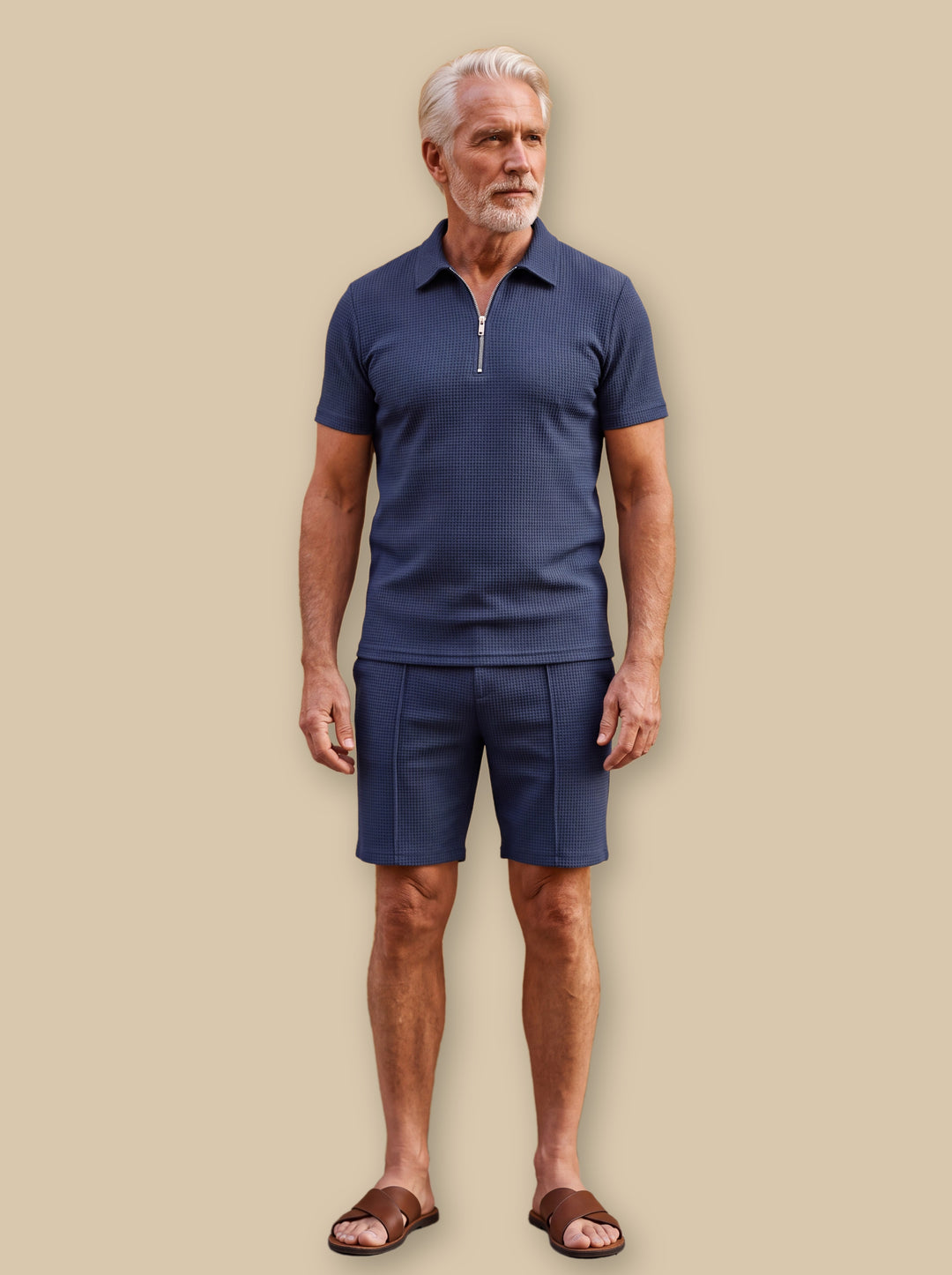 Ezra two piece set in Navy, studio - Gentlemens Manor