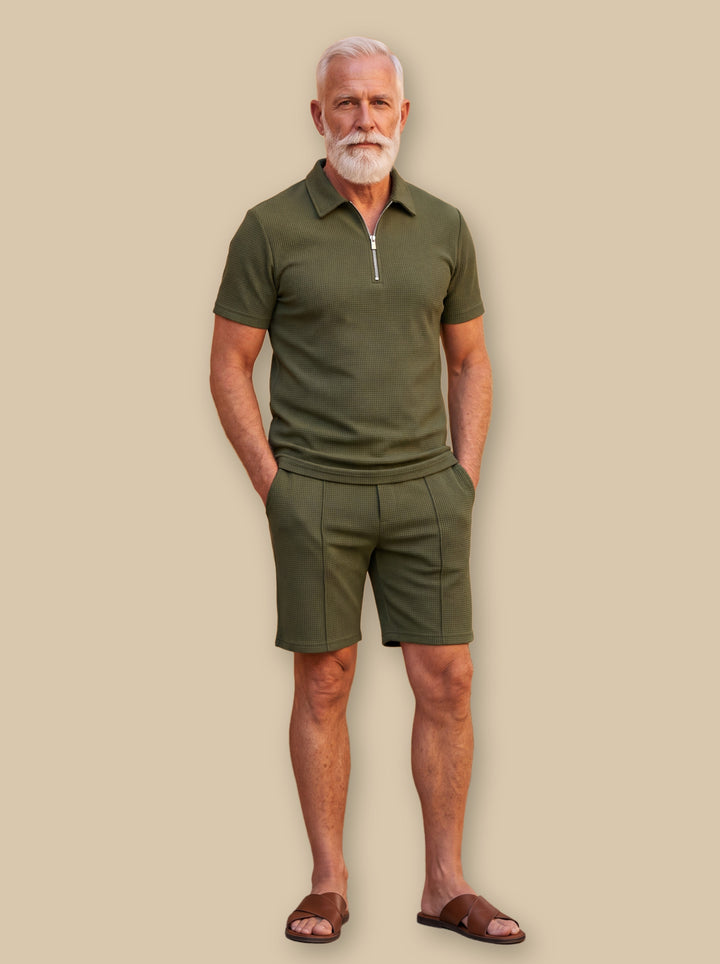 Ezra two piece set in Olive, studio - Gentlemens Manor