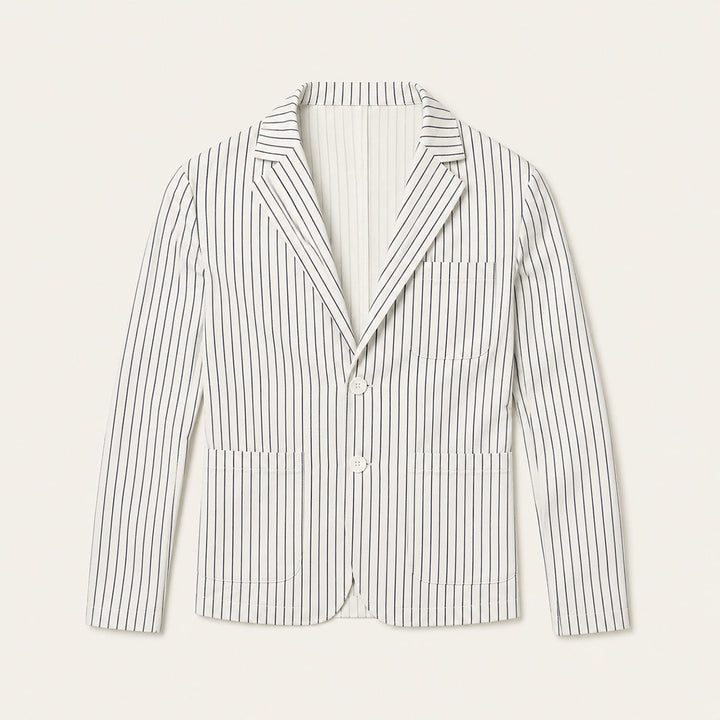 The Orvieto Men’s Striped Lightweight Linen Blend Blazer